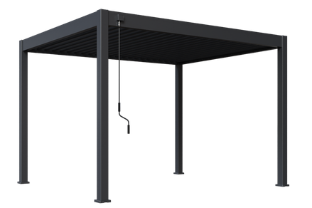 Bioklimatická pergola INTRO NEO 3,6x3 m, hliník a oceľ - voľne stojaca